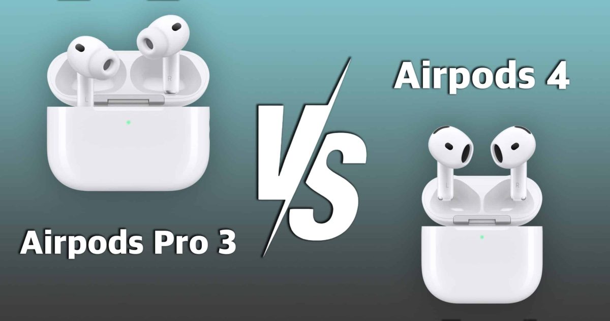 مقایسه AirPods Pro 3 با AirPods 4