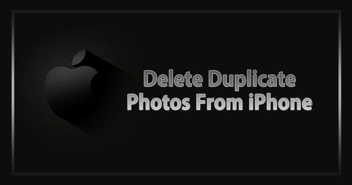 حذف عکس های تکراری در آیفون