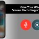 آموزش صداگذاری در Screen recording گوشی آیفون اپل