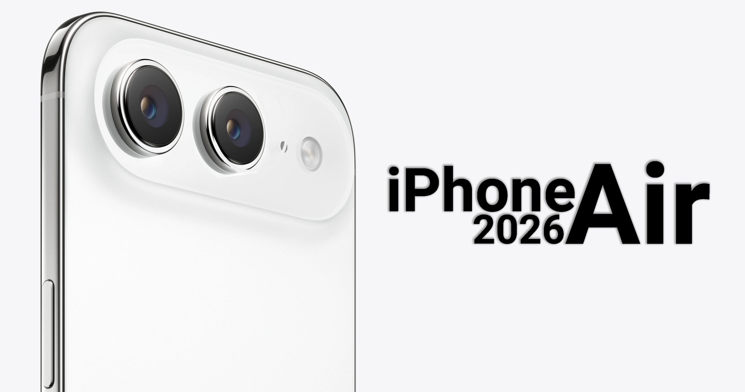آیفون ایر 2026 با دوربین دوگانه و طراحی فوق‌باریک