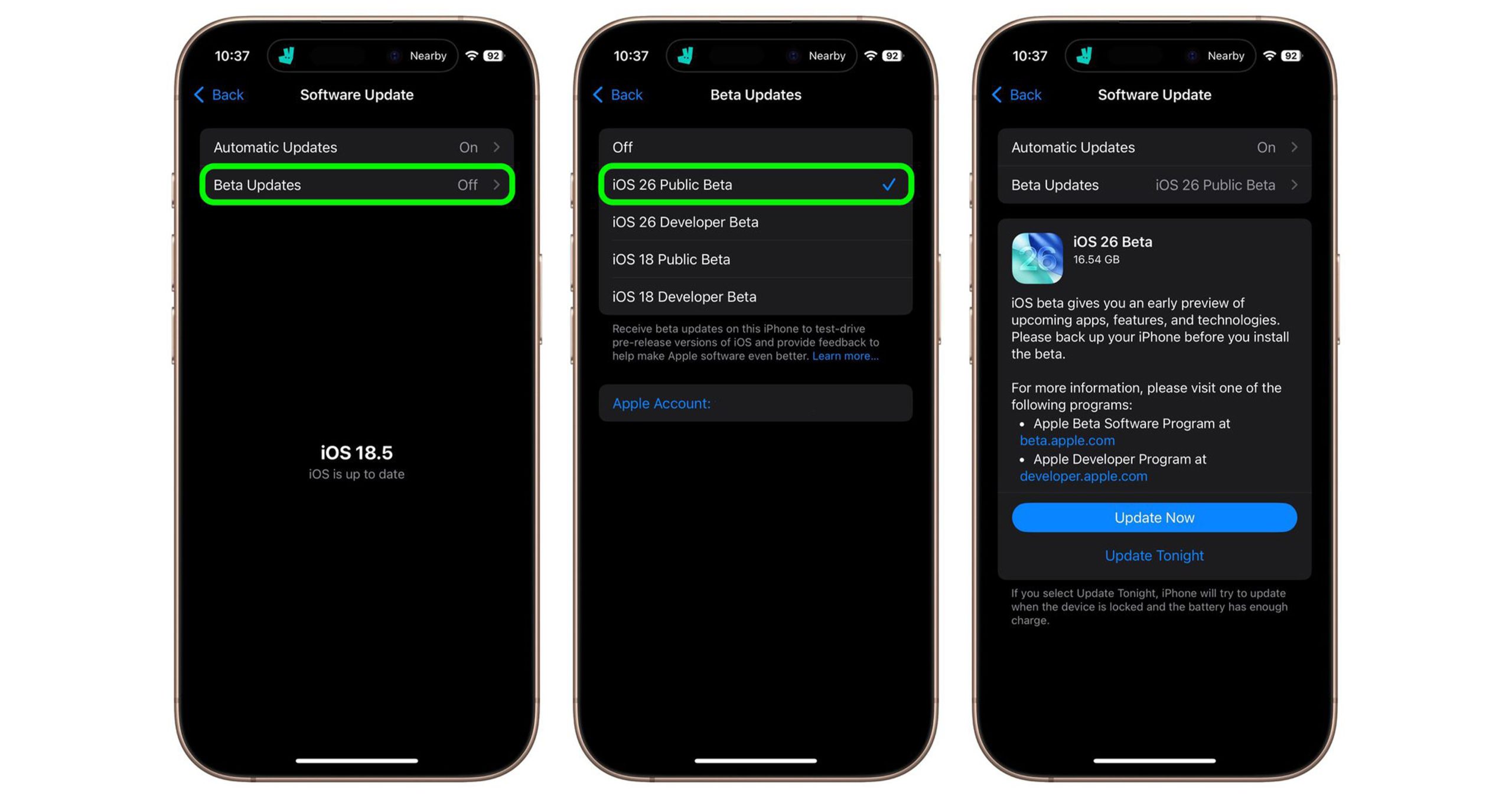 چگونه iOS بتا را روی آیفون نصب کنیم؟