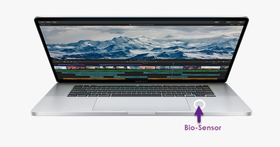 پتنت جدید اپل برای تعبیه سنسور بیومتریک در مک بوک
