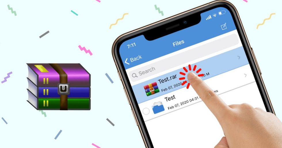 نحوه باز کردن و استخراج فایل‌های RAR در آیفون و آیپد