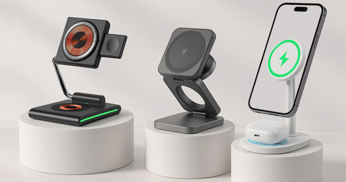 کاربرد استندهای شارژ بیسیم چندکاره برای محصولات اپل