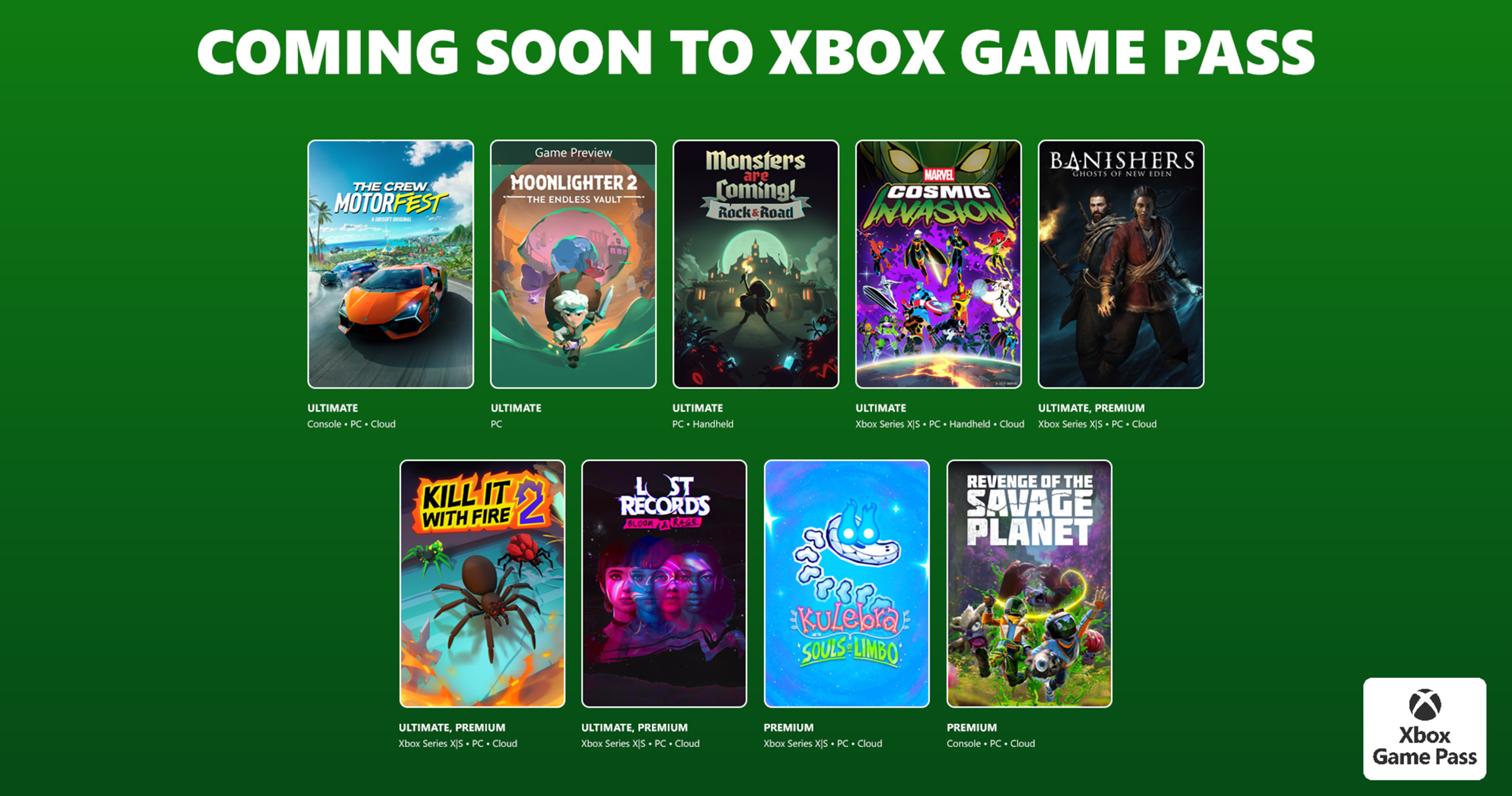 لیست بازی‌های جدید ایکس باکس گیم پس در نیمه دوم نوامبر 2025