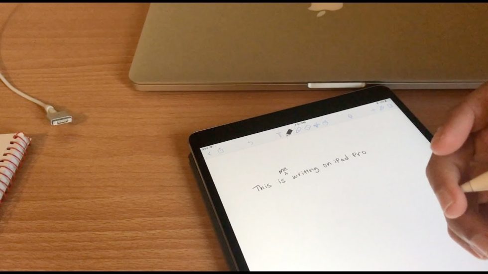 آموزش تبدیل دست‌خط اپل پنسل به نوشته تایپ شده