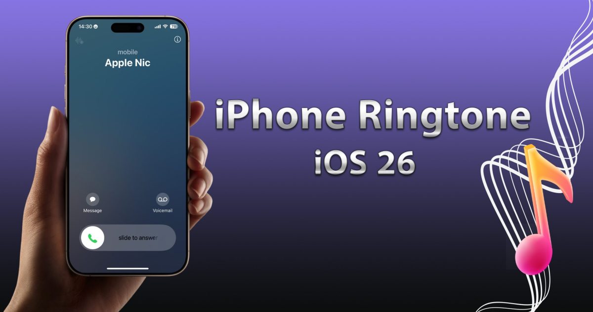قرار دادن آهنگ دلخواه بر روی زنگ گوشی آیفون در iOS 26