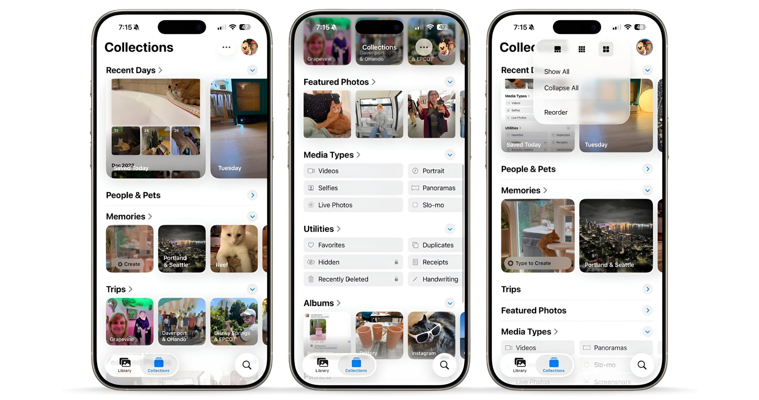تغییرات اپ Photos در iOS 26