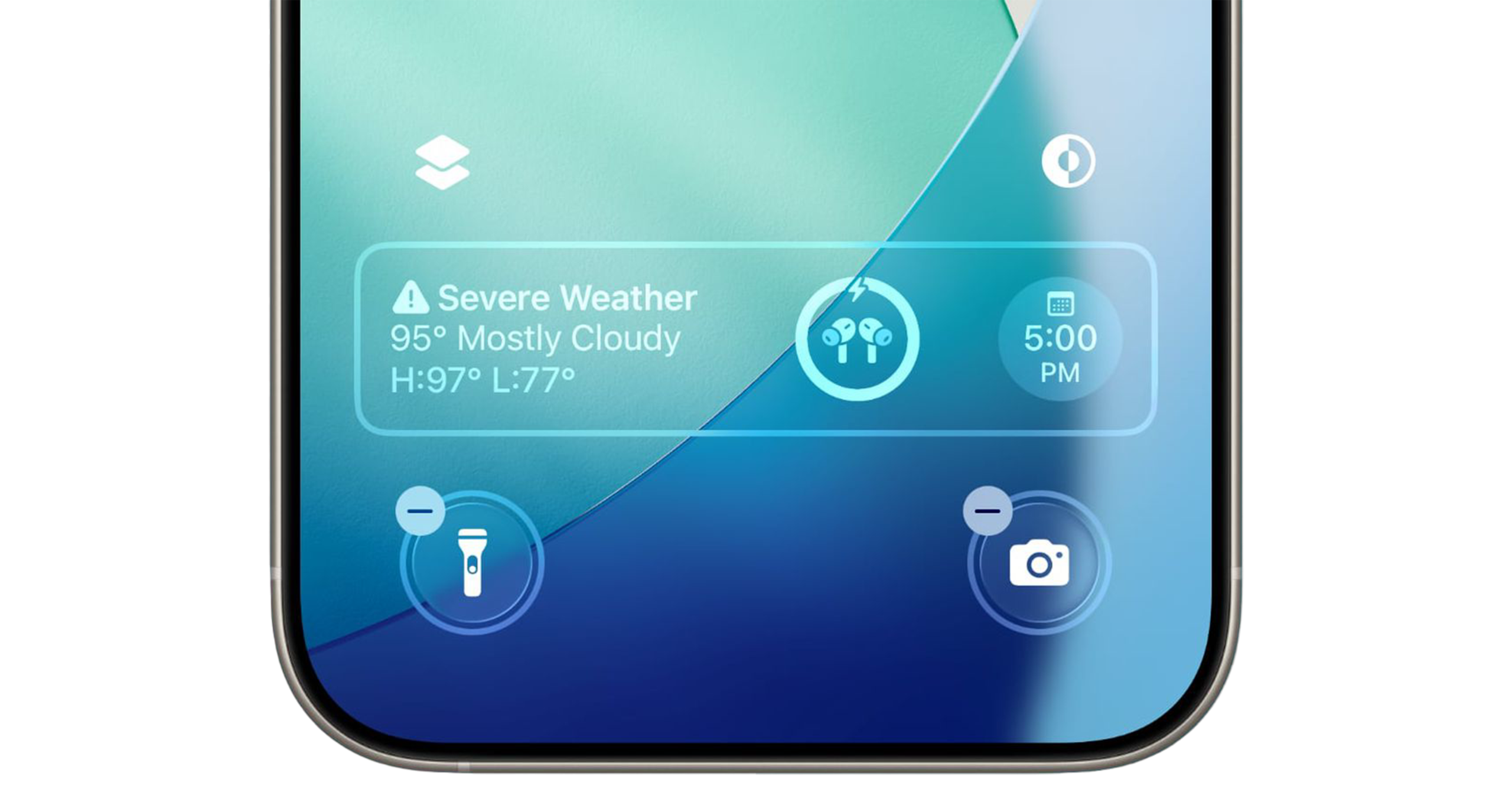 ویژگی های صفحه قفل گوشی آیفون در iOS 26