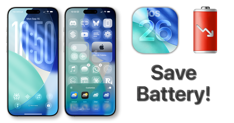 تنظیمات  iOS 26 جهت افزایش عمر باتری آیفون