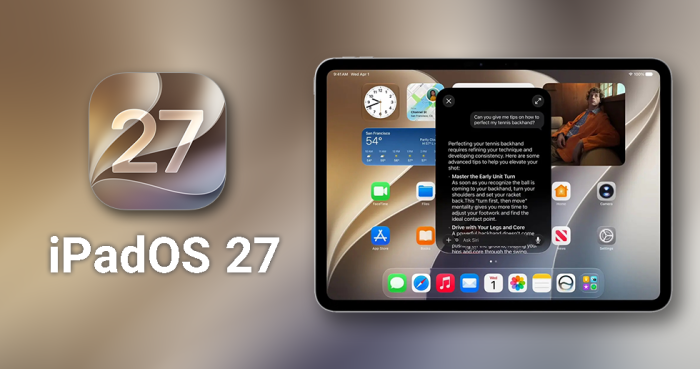 iPadOS 27 معرفی شد