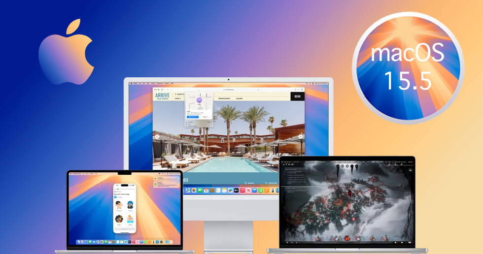 آپدیت و بروزرسانی macOS 15.5 برای کامپیوترهای مک اپل