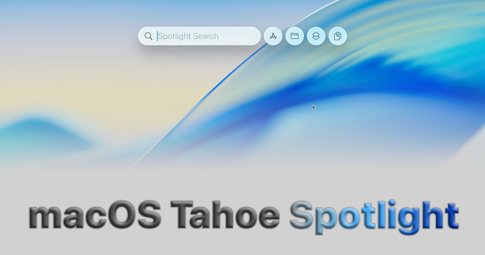 راهنمای کامل و تنظیمات Spotlight در macOS Tahoe