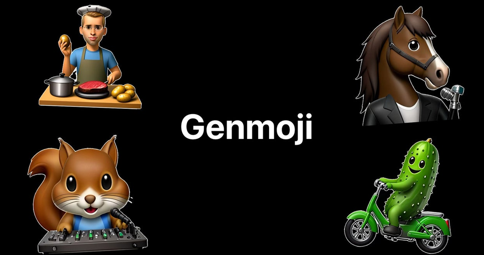 Genmoji هوش مصنوعی تعاملی و گرافیکی اپل