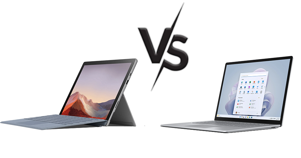 مقایسه سرفیس پرو و سرفیس لپ‌تاپ
