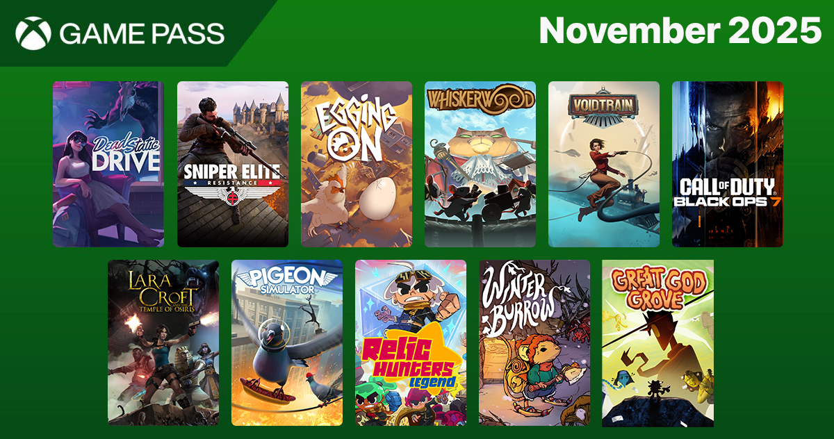 بازی‌های جدید نوامبر 2025 در Xbox Game Pass