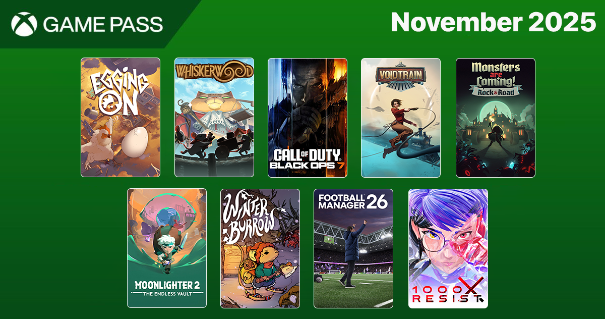 بازی‌های جدید نوامبر 2025 در Xbox Game Pass